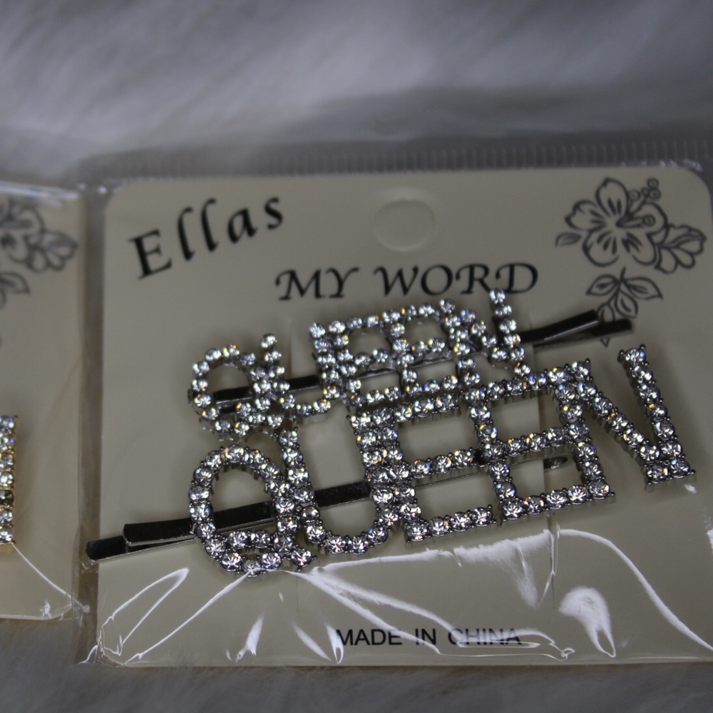 Silver queen hairpins